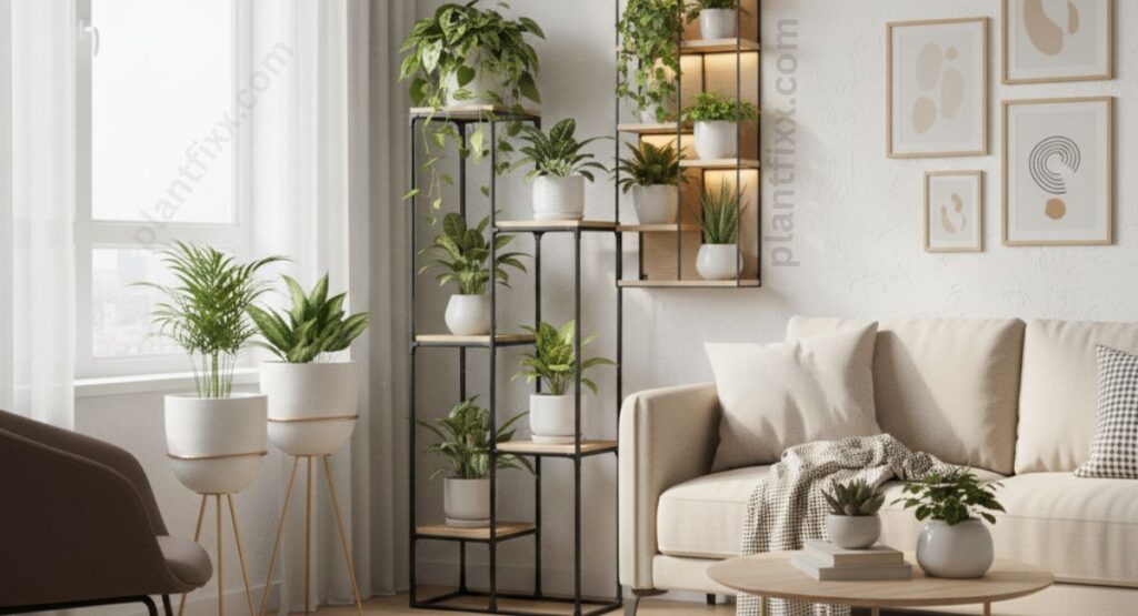 low light plant stand
