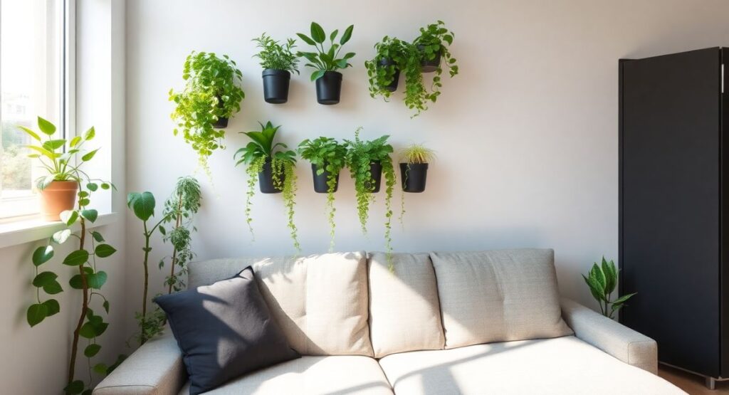 indoor plant wall
