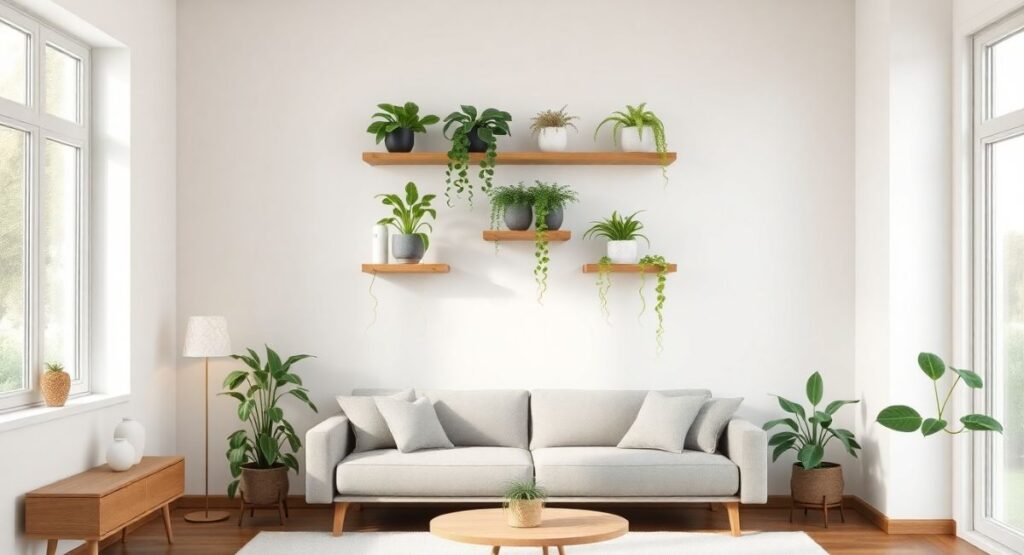 indoor plant wall