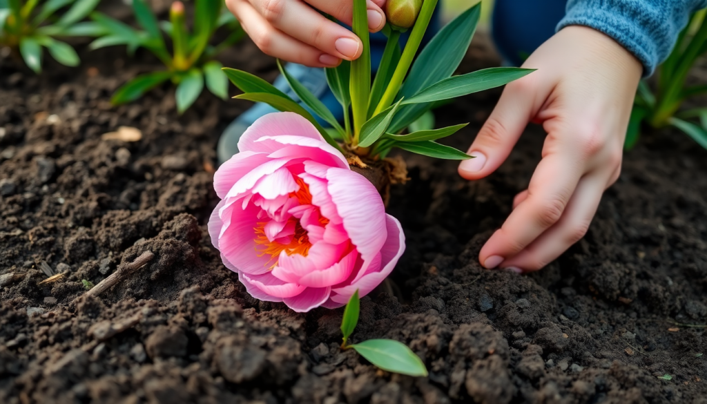 peony planting
guide