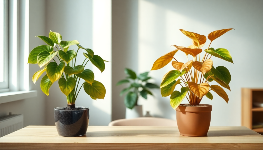 minimalist plant decor