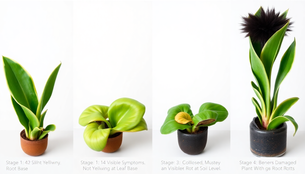 Progression of Snake Plant Root