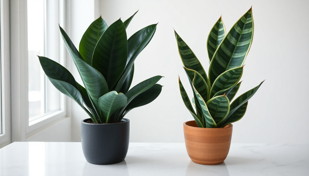 Black Coral vs Zeylanica Snake Plant