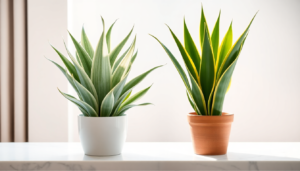 Moonshine vs Laurentii Snake Plant