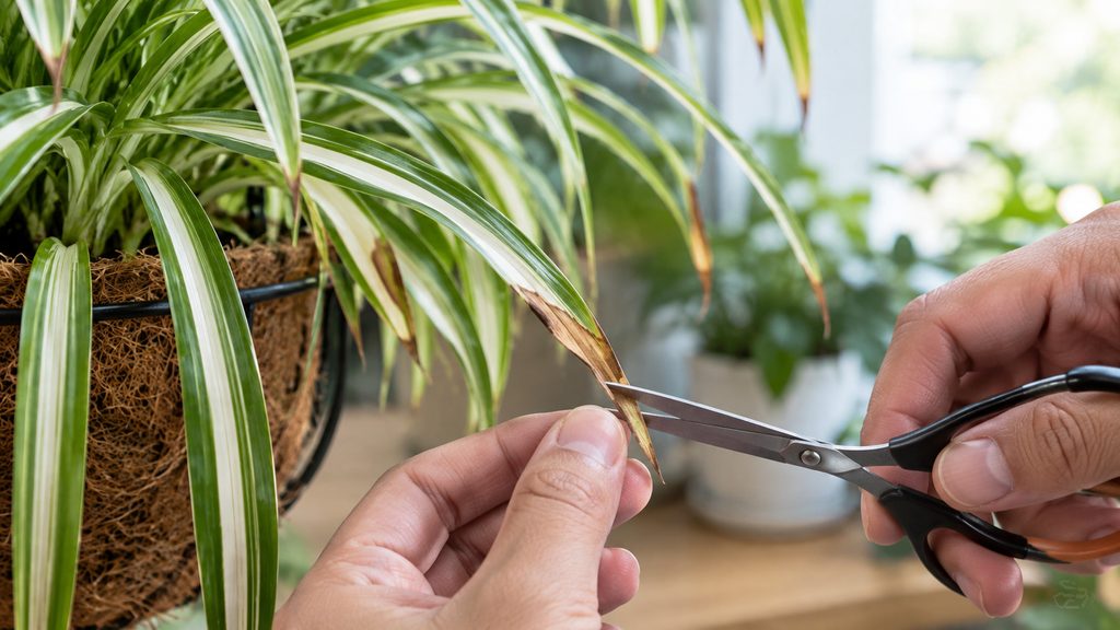 Spider Plant Brown Tips?