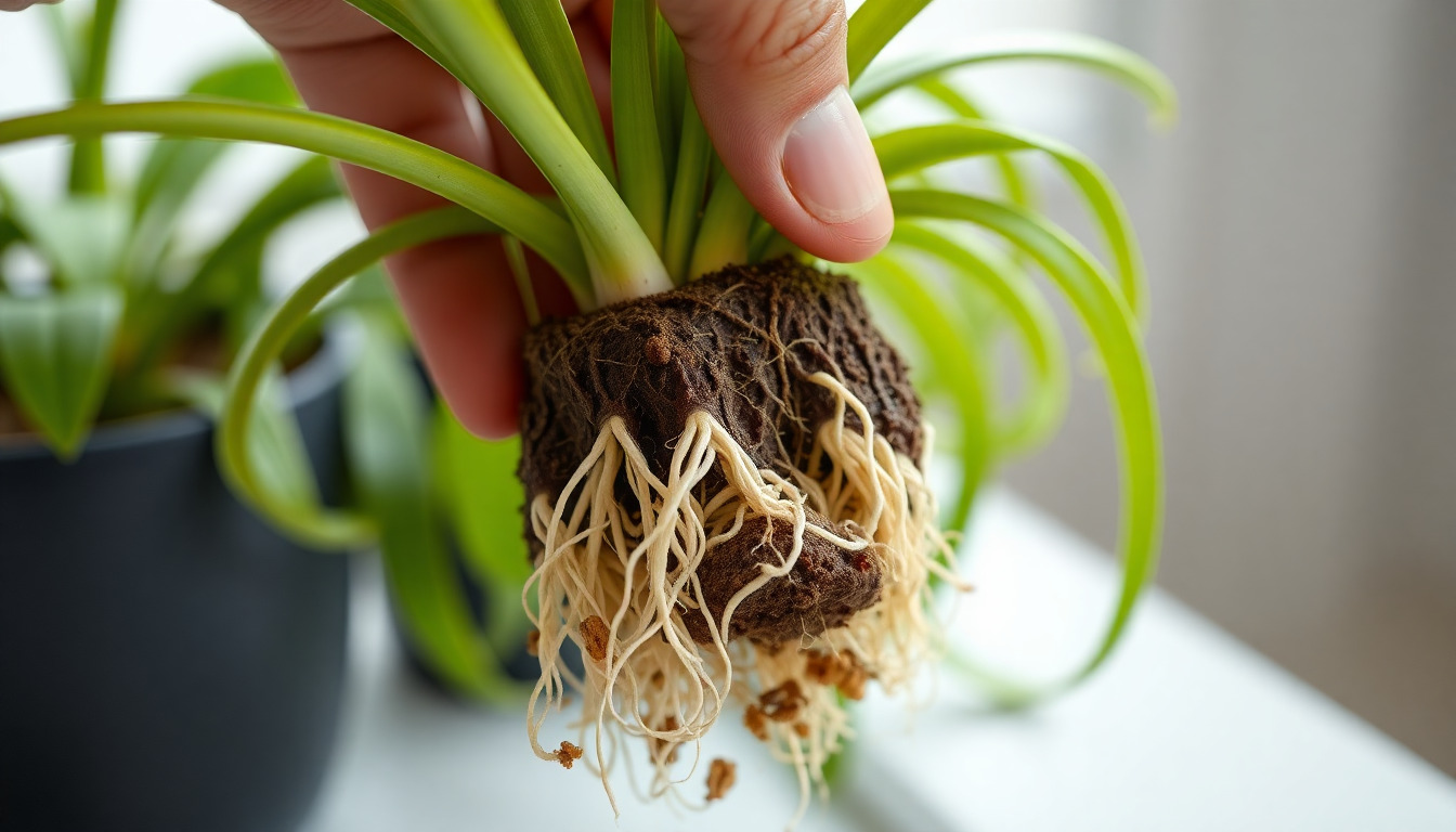 Spider plant yellow leaves